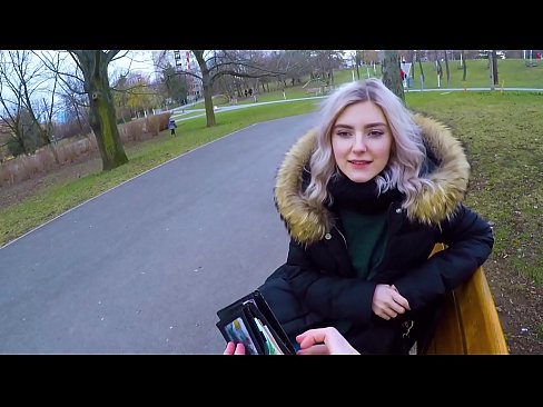 ❤️ Už pinigus nuryja karštą nepažįstamojo spermą - blowjob in the park by Eva Elfie ☑ Porno vk prie mūsų ️❤